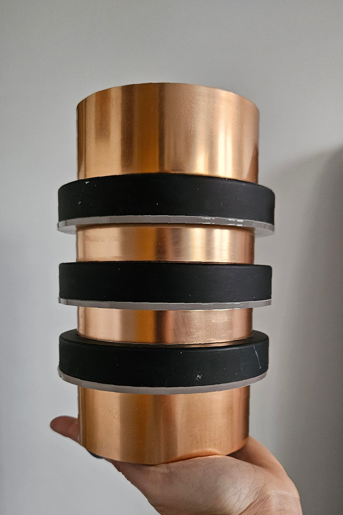 Retro Copper & Black Lampshade
