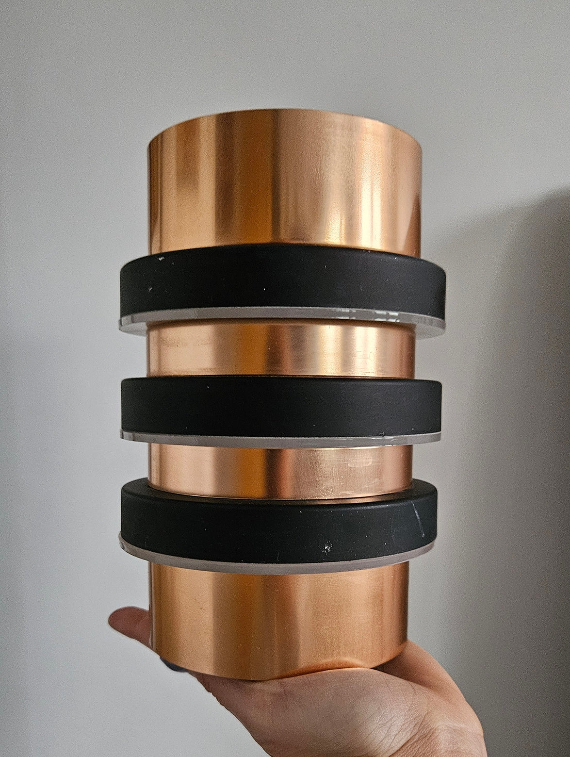 Retro Copper & Black Lampshade