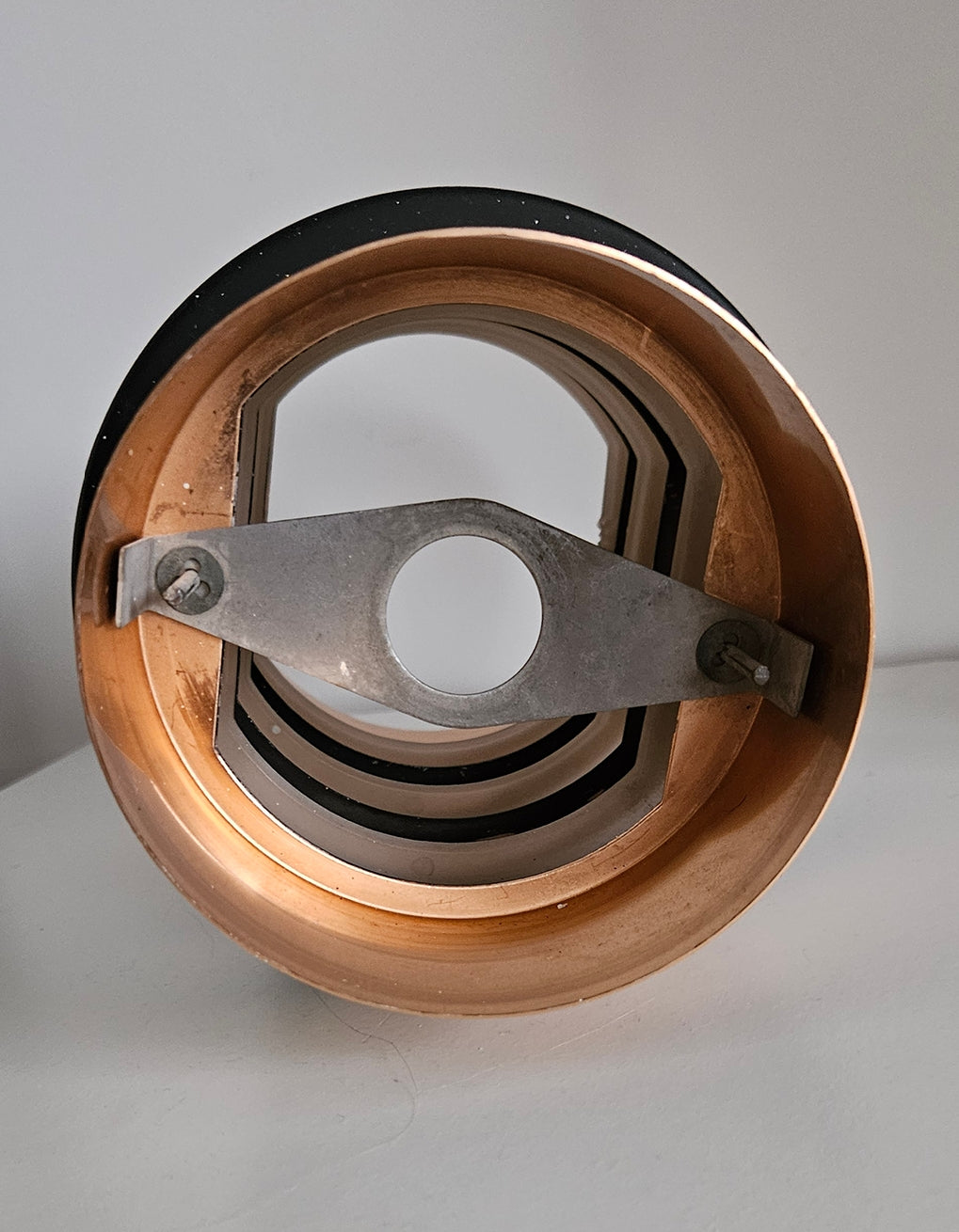 Retro Copper & Black Lampshade