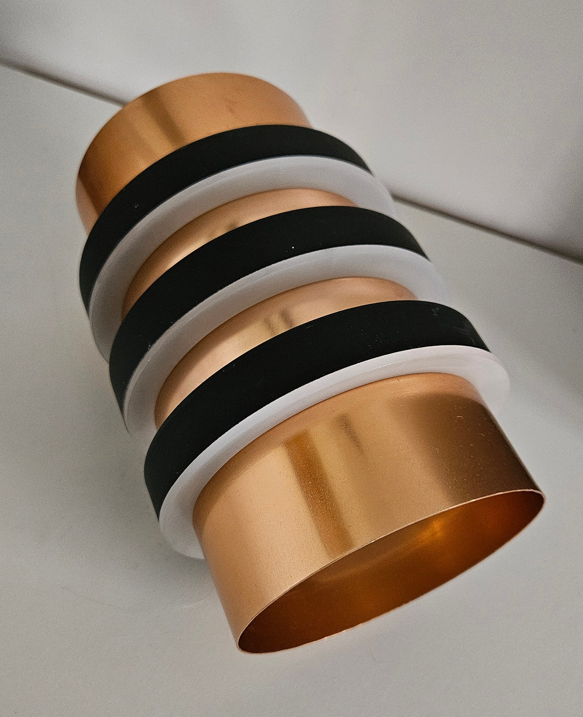 Retro Copper & Black Lampshade