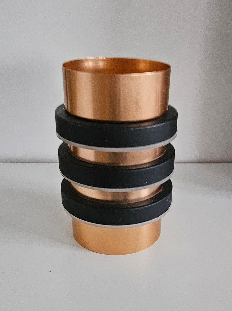 Retro Copper & Black Lampshade