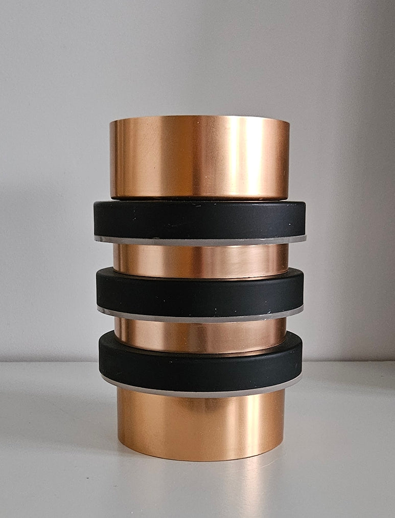 Retro Copper & Black Lampshade