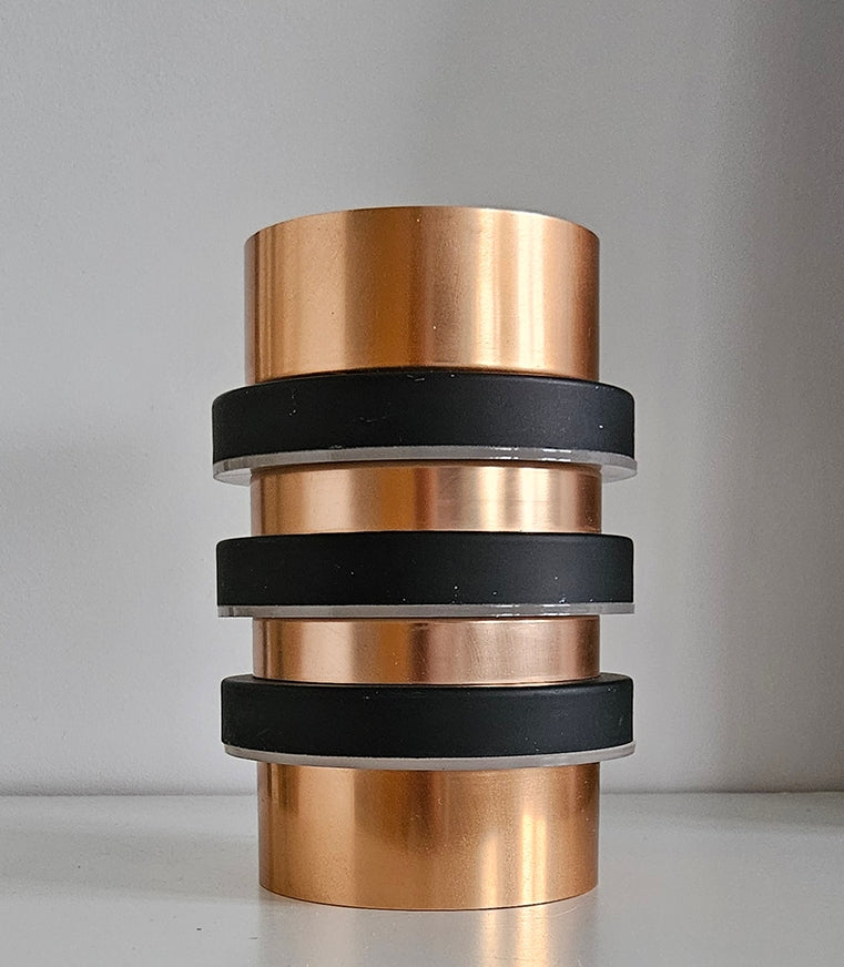 Retro Copper & Black Lampshade