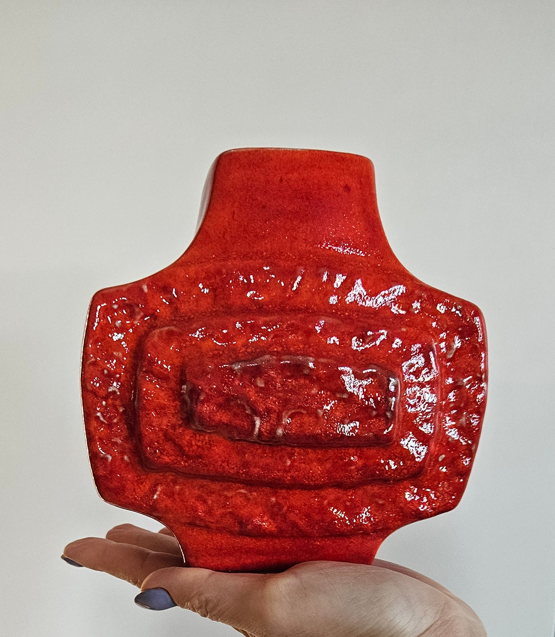 Retro Mid-Century Style Studio Pottery Vase
