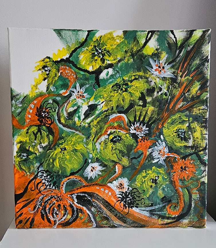 Original Abstract Acrylic Painting