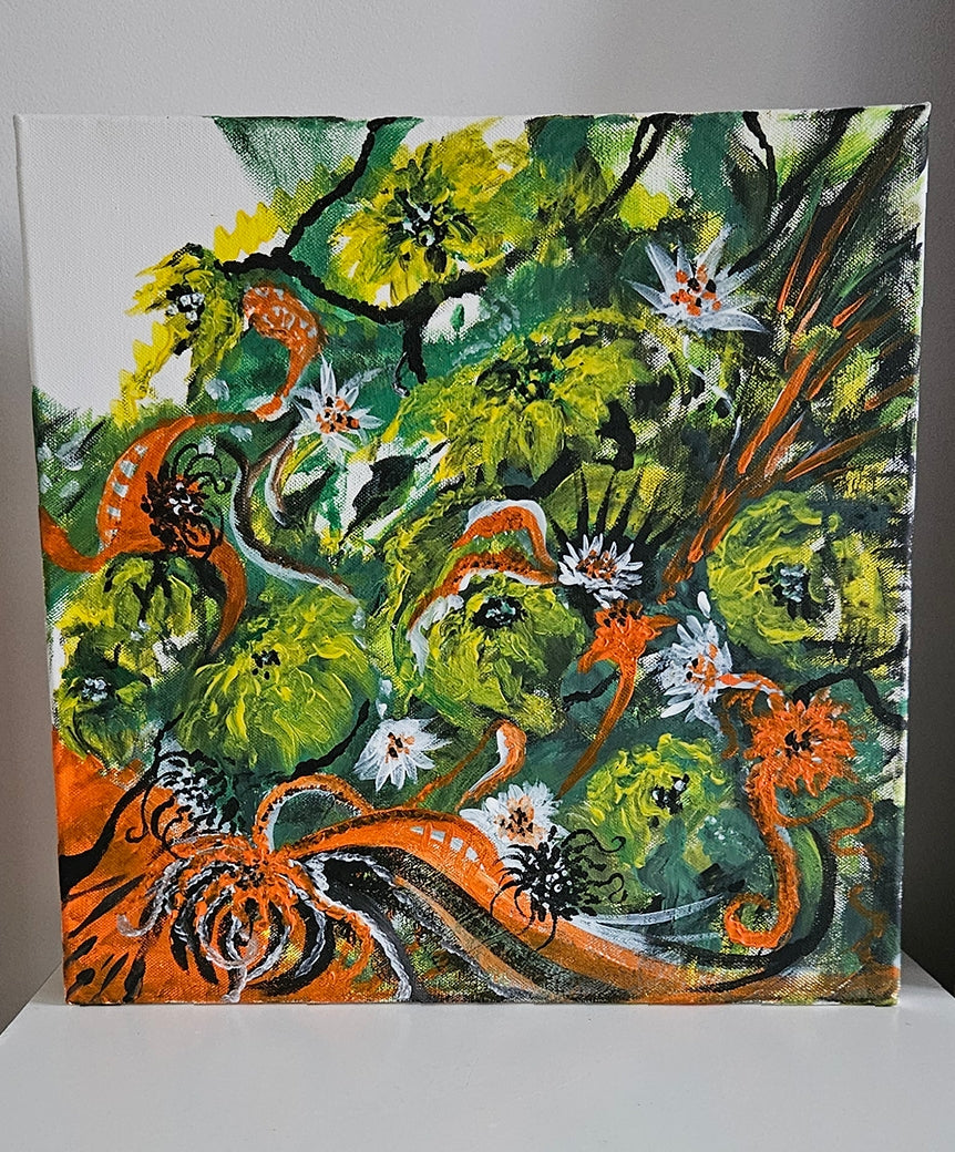 Original Abstract Acrylic Painting