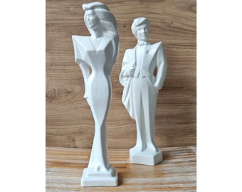 Vintage Art Deco Style Ceramic Figurines