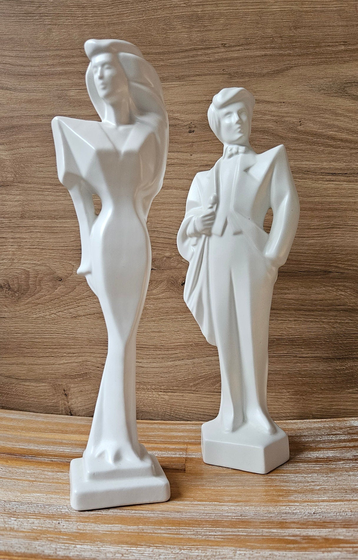 Vintage Art Deco Style Ceramic Figurines