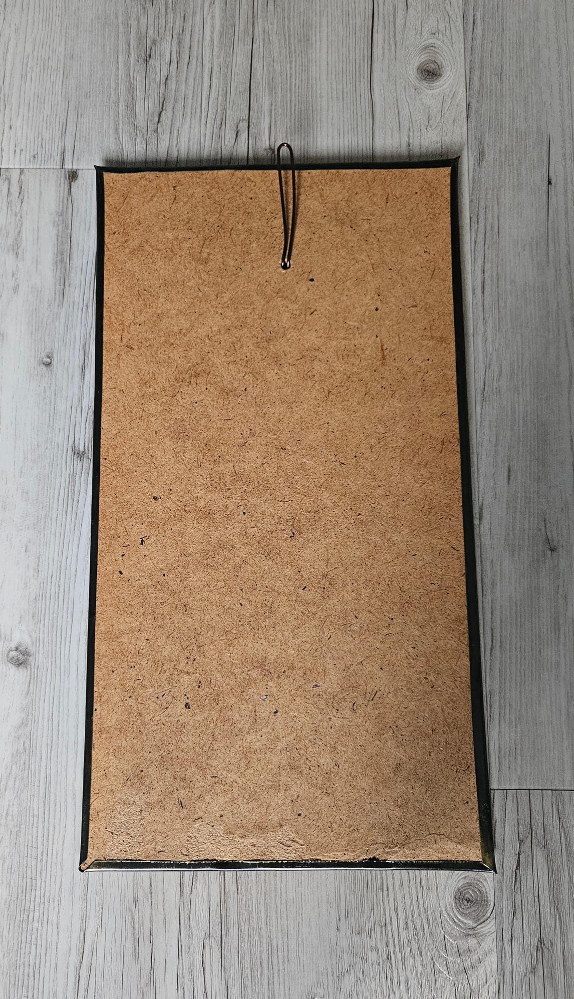 Vintage Soviet Embossed Metal Copper Wall Hanging Plaque