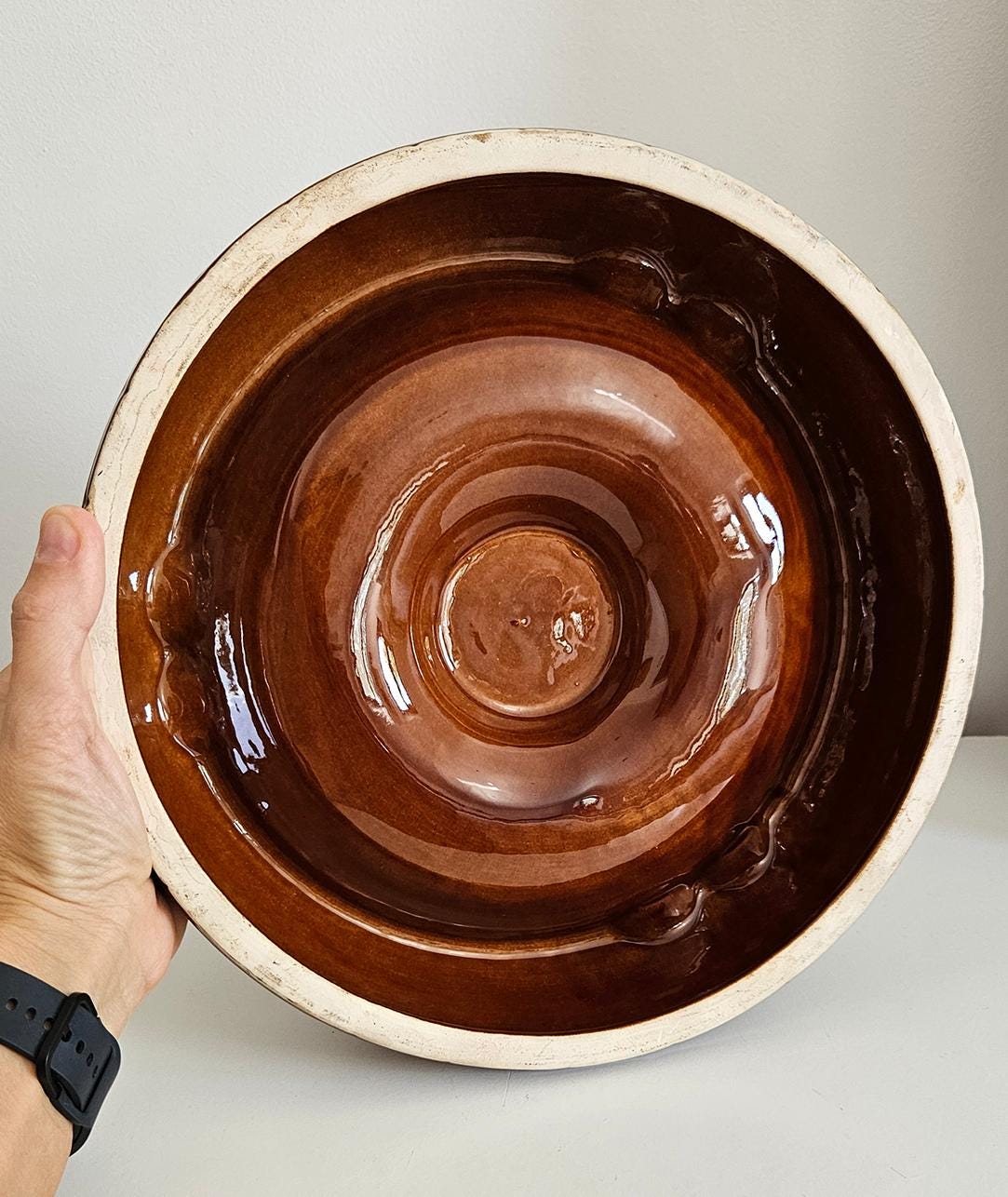 Vintage Asbach Uralt Xxl Ceramic Ashtray