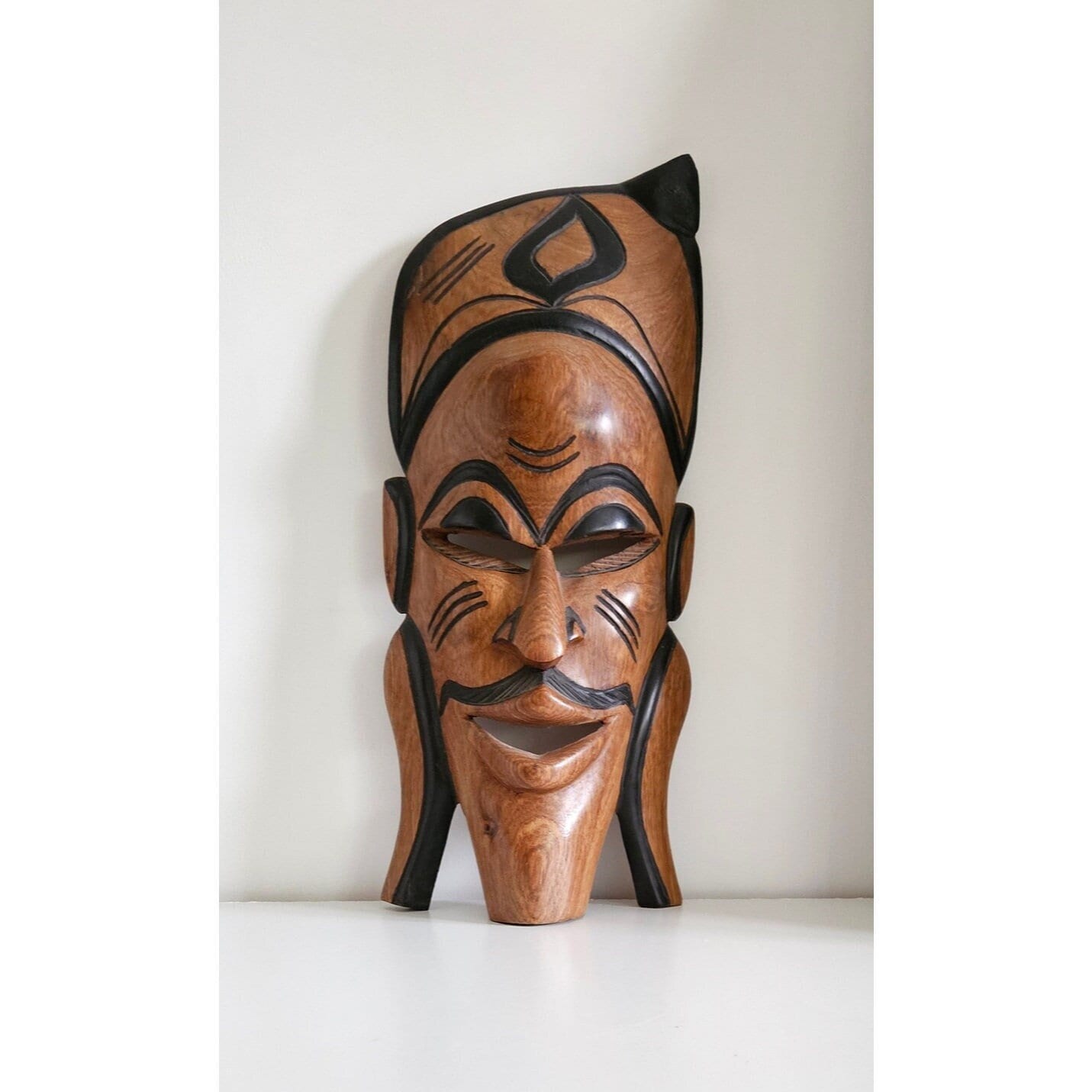 Vintage Hand Carved African Wooden Mask