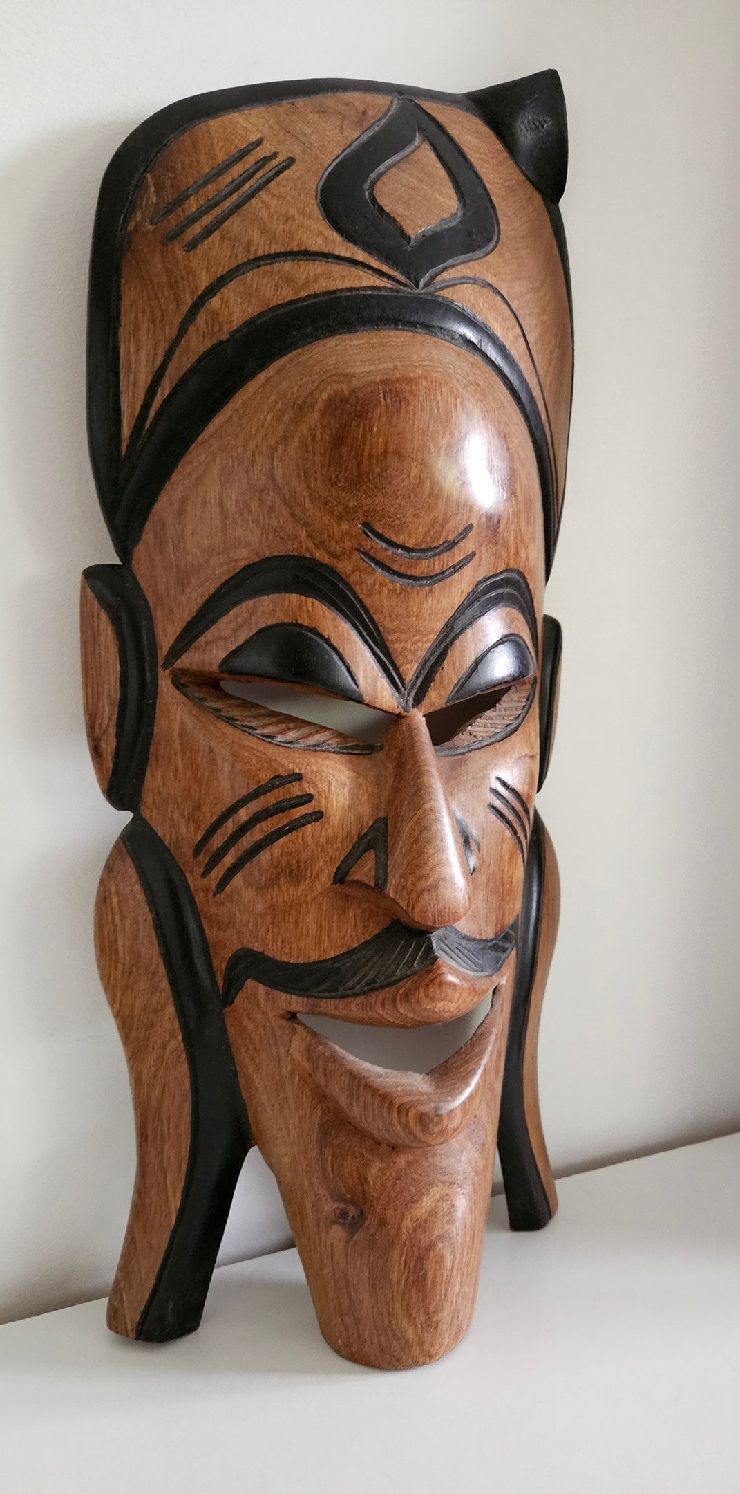 Vintage Hand Carved African Wooden Mask