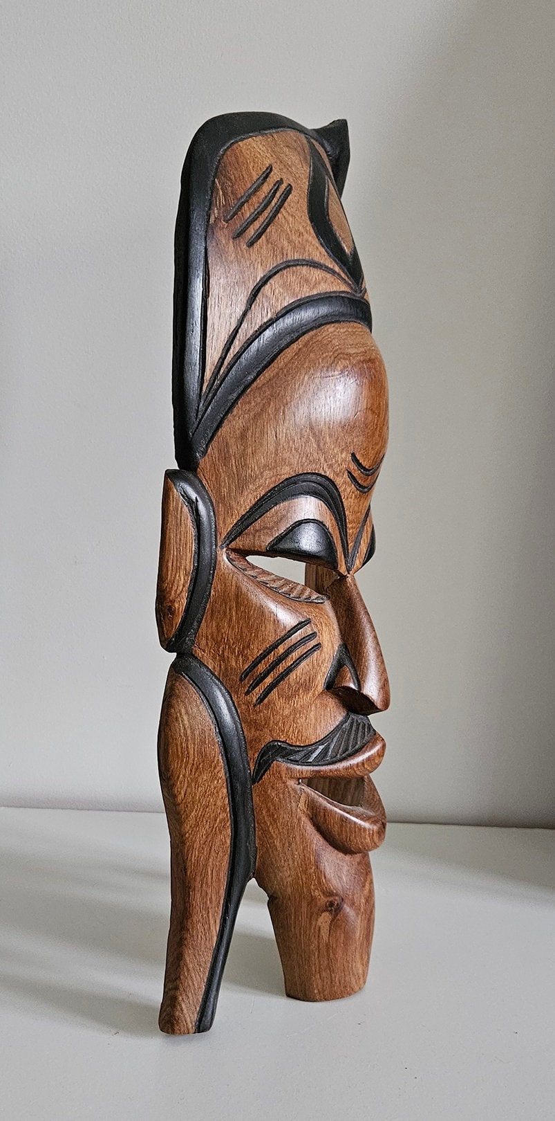 Vintage Hand Carved African Wooden Mask