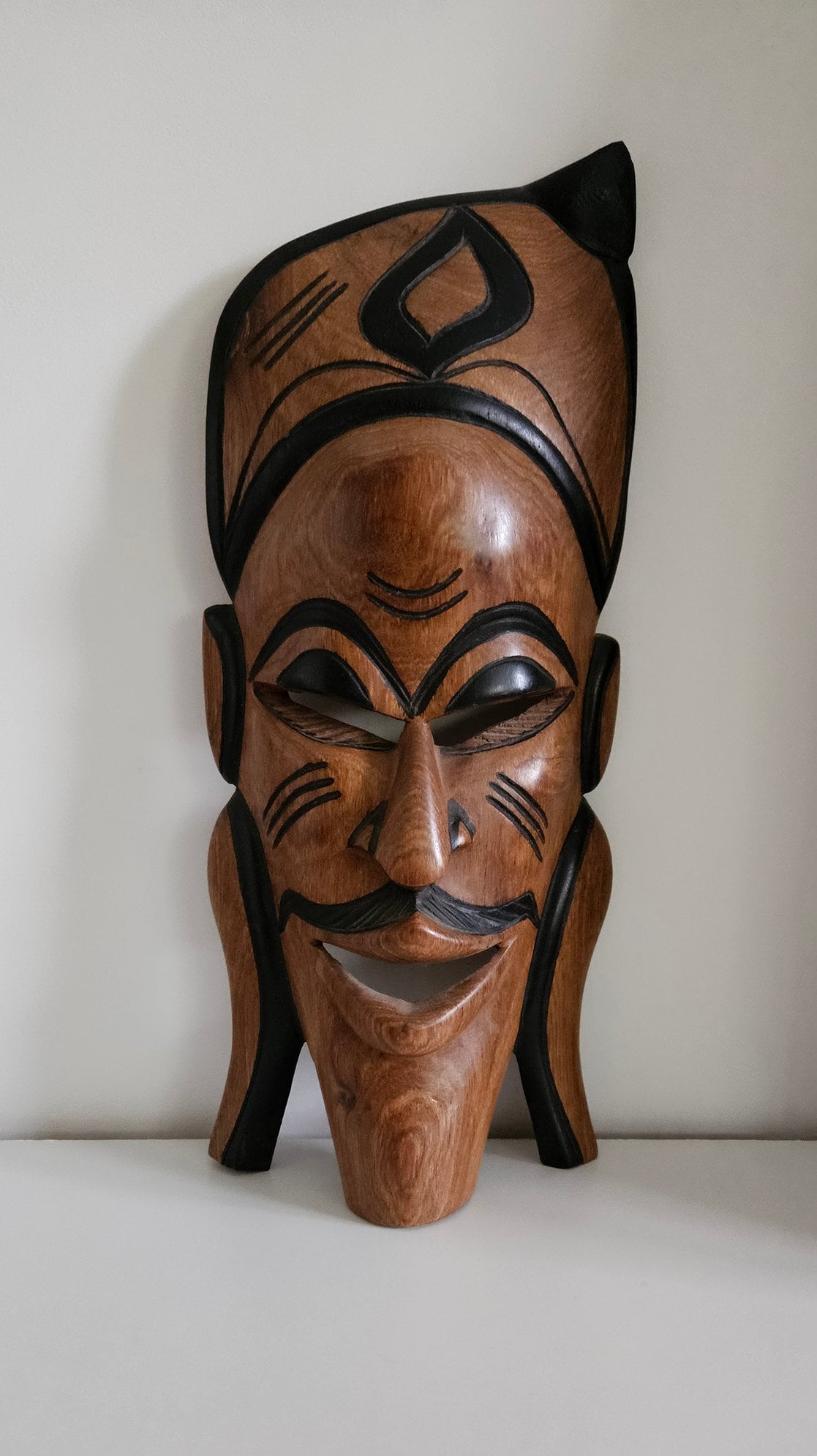 Vintage Hand Carved African Wooden Mask