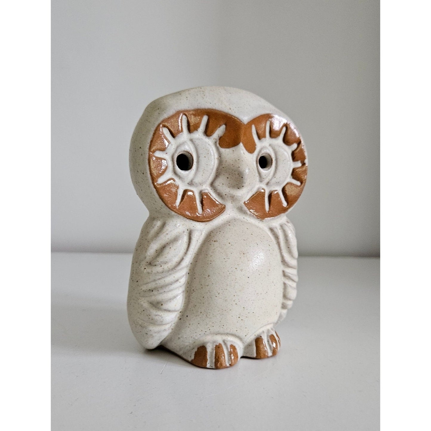 Vintage Shelf Pottery Halifax Owl Money Box