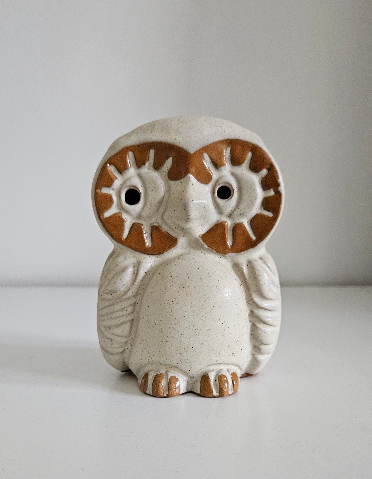 Vintage Shelf Pottery Halifax Owl Money Box
