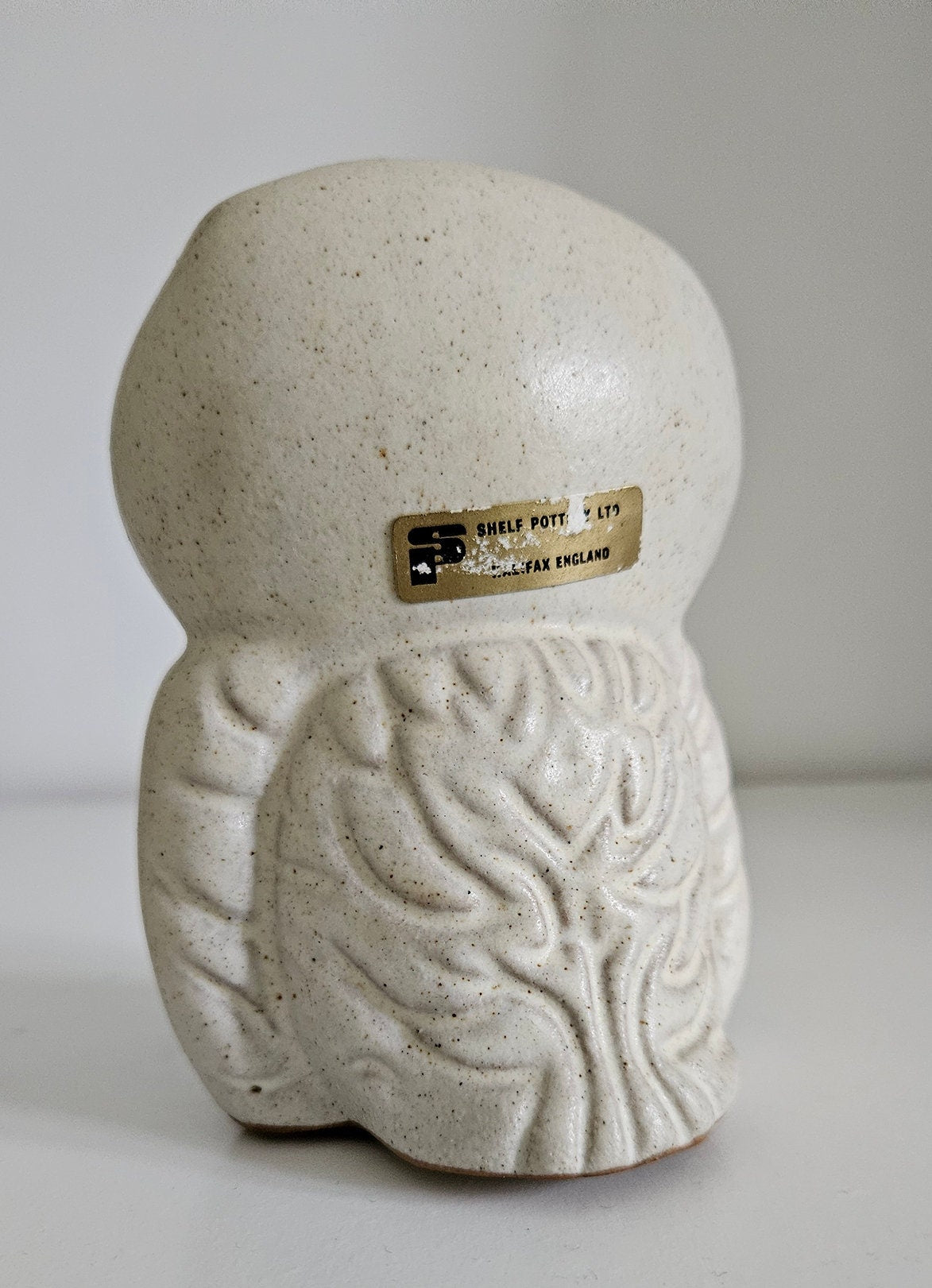 Vintage Shelf Pottery Halifax Owl Money Box