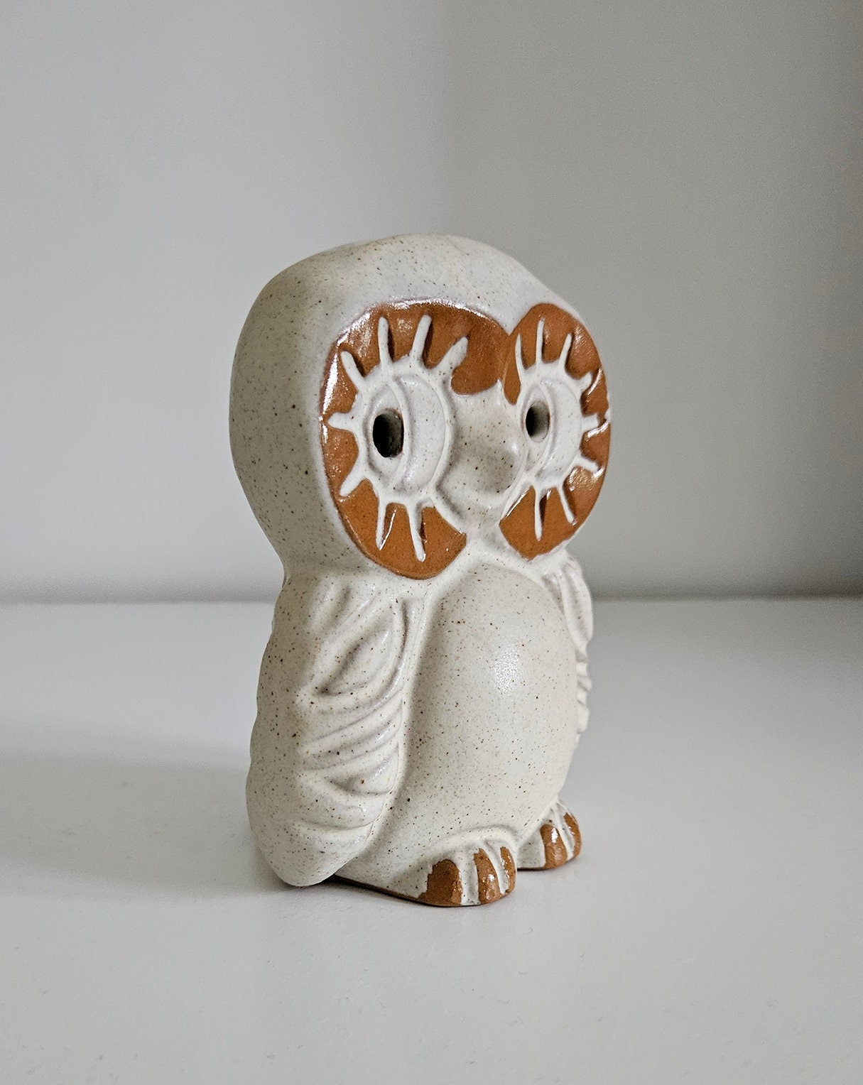 Vintage Shelf Pottery Halifax Owl Money Box