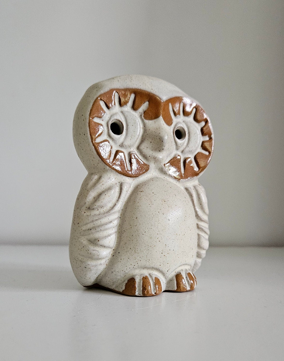 Vintage Shelf Pottery Halifax Owl Money Box