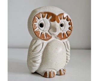 Vintage Shelf Pottery Halifax Owl Money Box