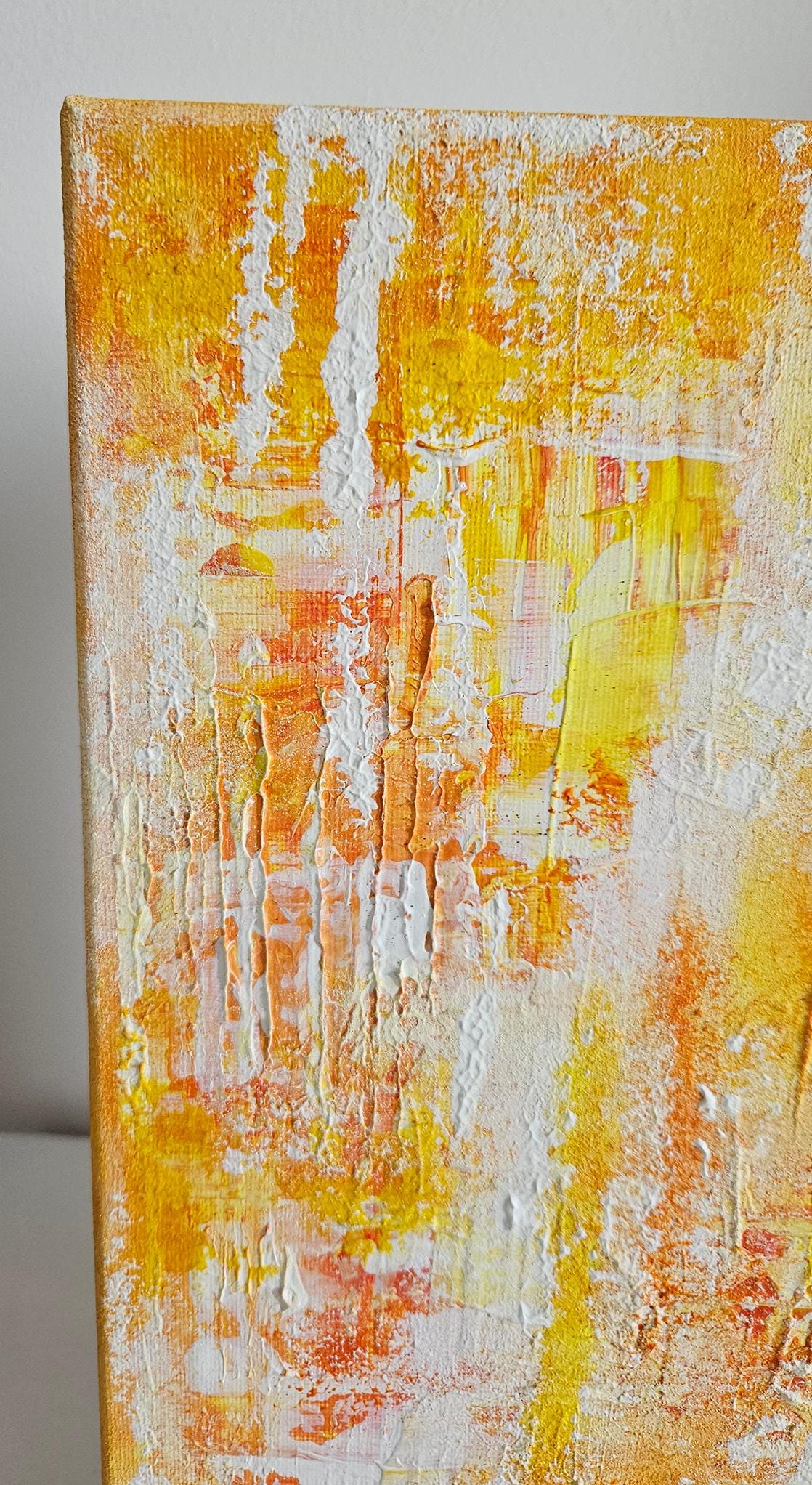 Original Abstract Acrylic Painting 'Sunny Rain'