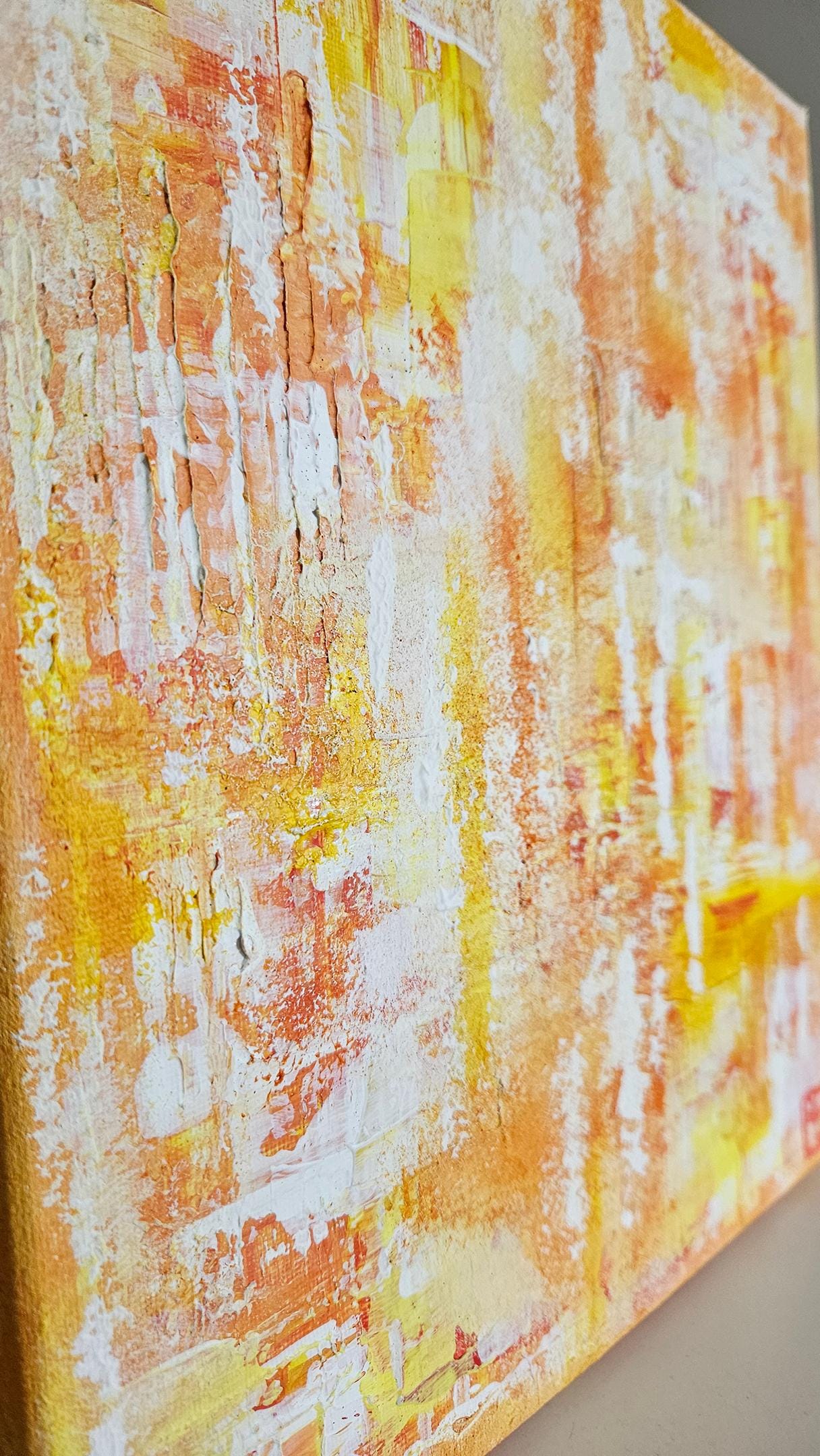 Original Abstract Acrylic Painting 'Sunny Rain'