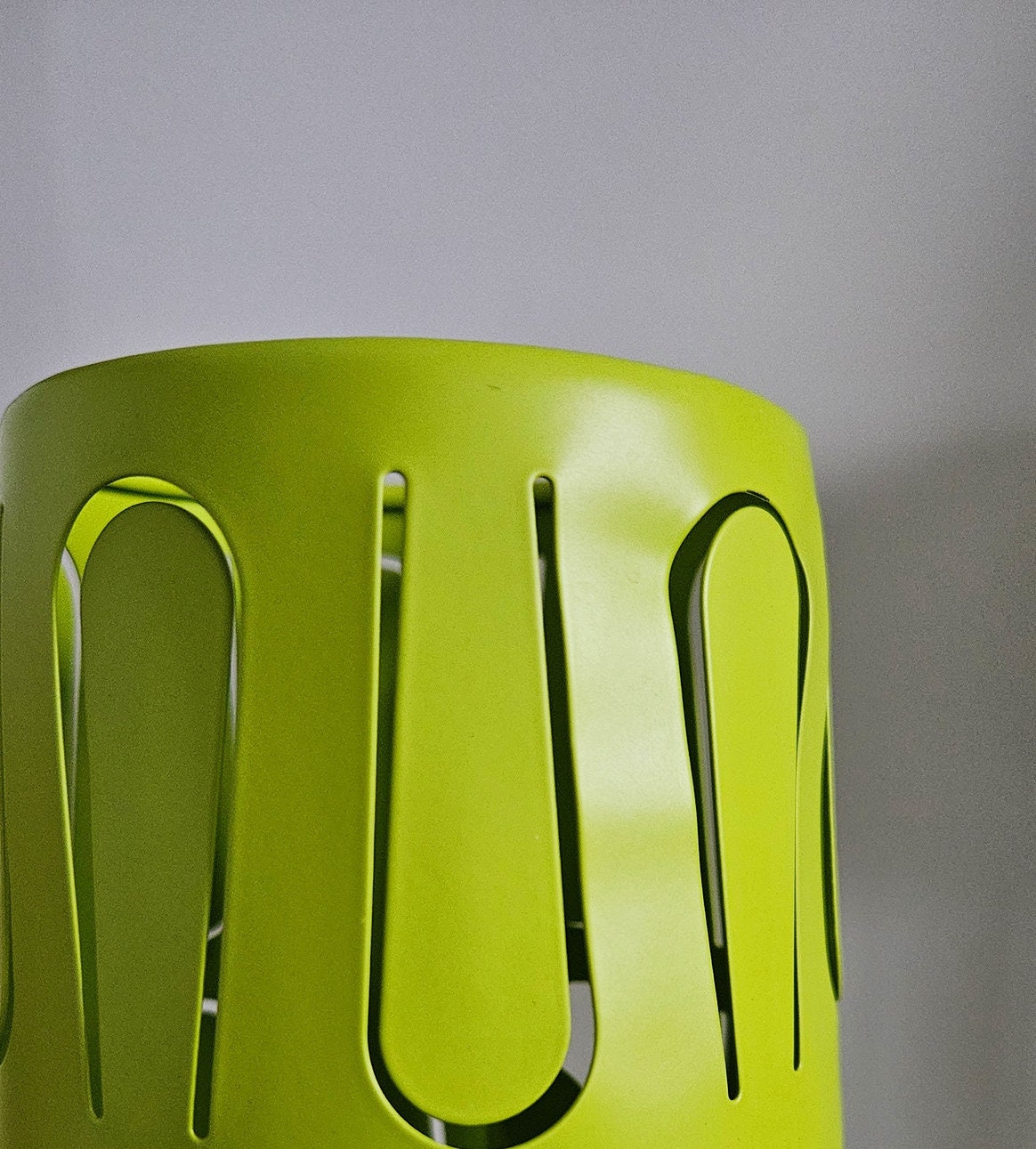Retro Ikea Kajuta Green Metal Table Lamp