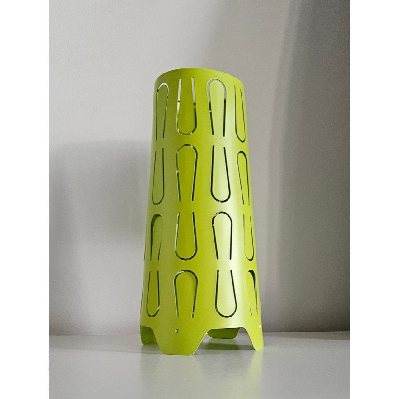 Retro Ikea Kajuta Green Metal Table Lamp