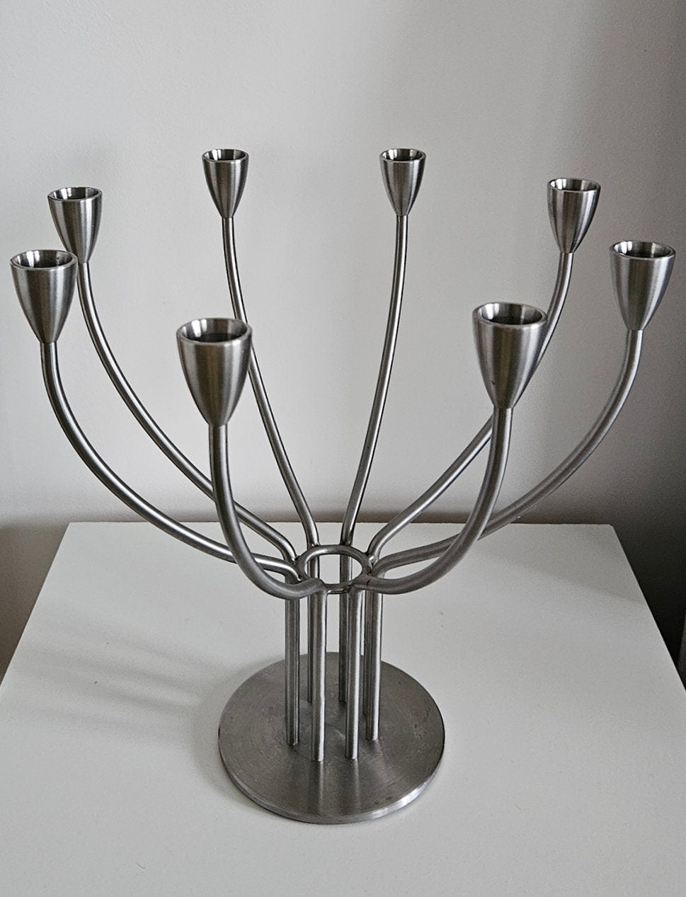 Vintage Ikea Stockholm 8 Arm Candelabra Designed By M. Hagberg & K. Hagberg