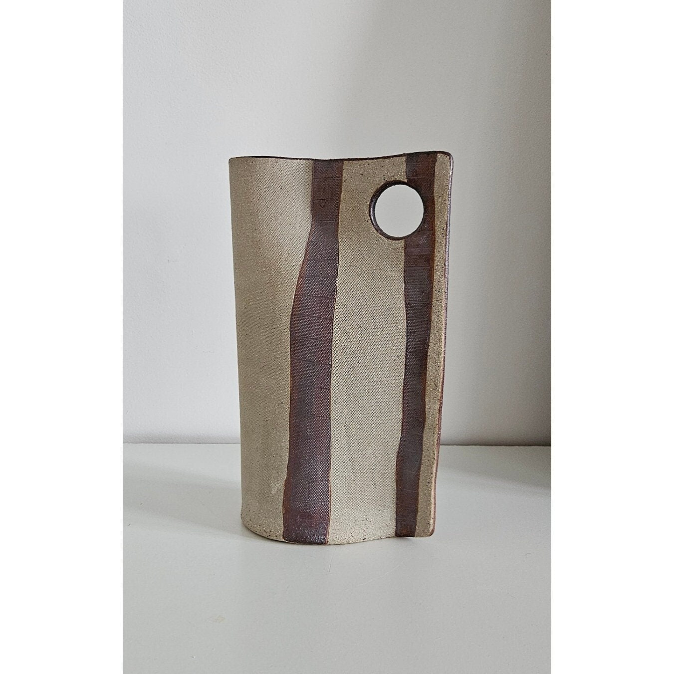Mid-Century Studio Pottery Stoneware Vase
