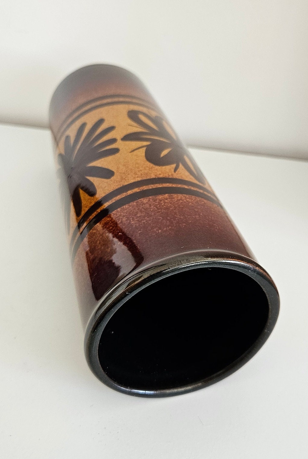Mid-Century Cinque Ports Pottery The Monastery Rye Cylinder Vase
