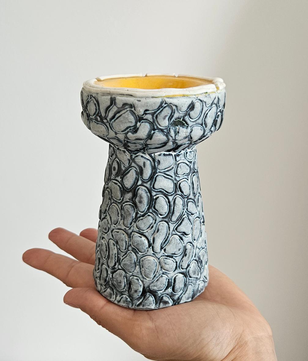 Mid-Century Hungarian Candle Holder By Karoly Kiraly