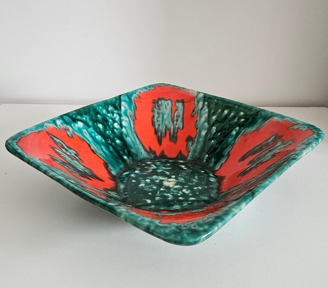 Mid-Century Hungarian Studio Pottery Wall Plate