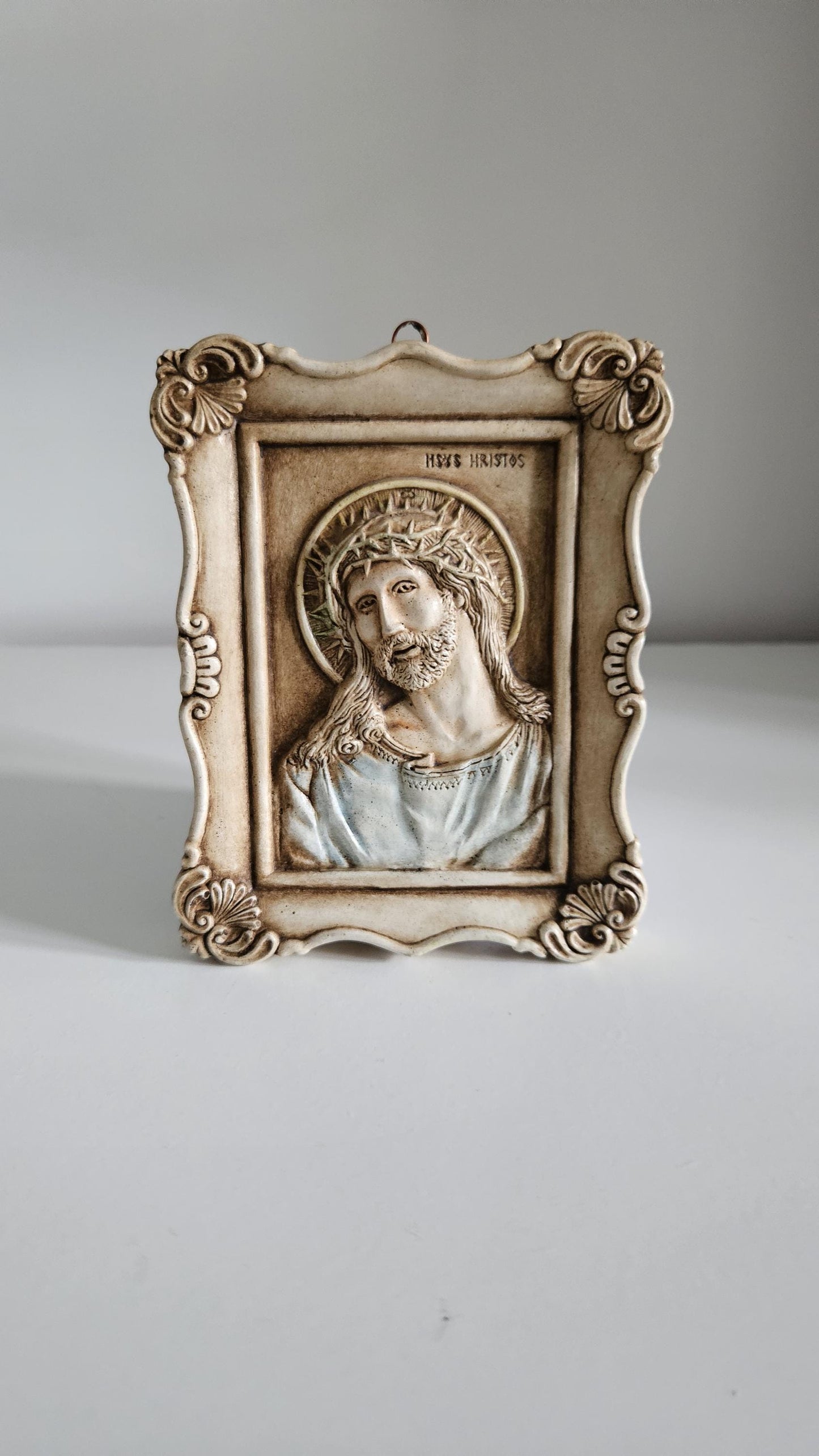 Vintage Jesus Religious Wall Plaque