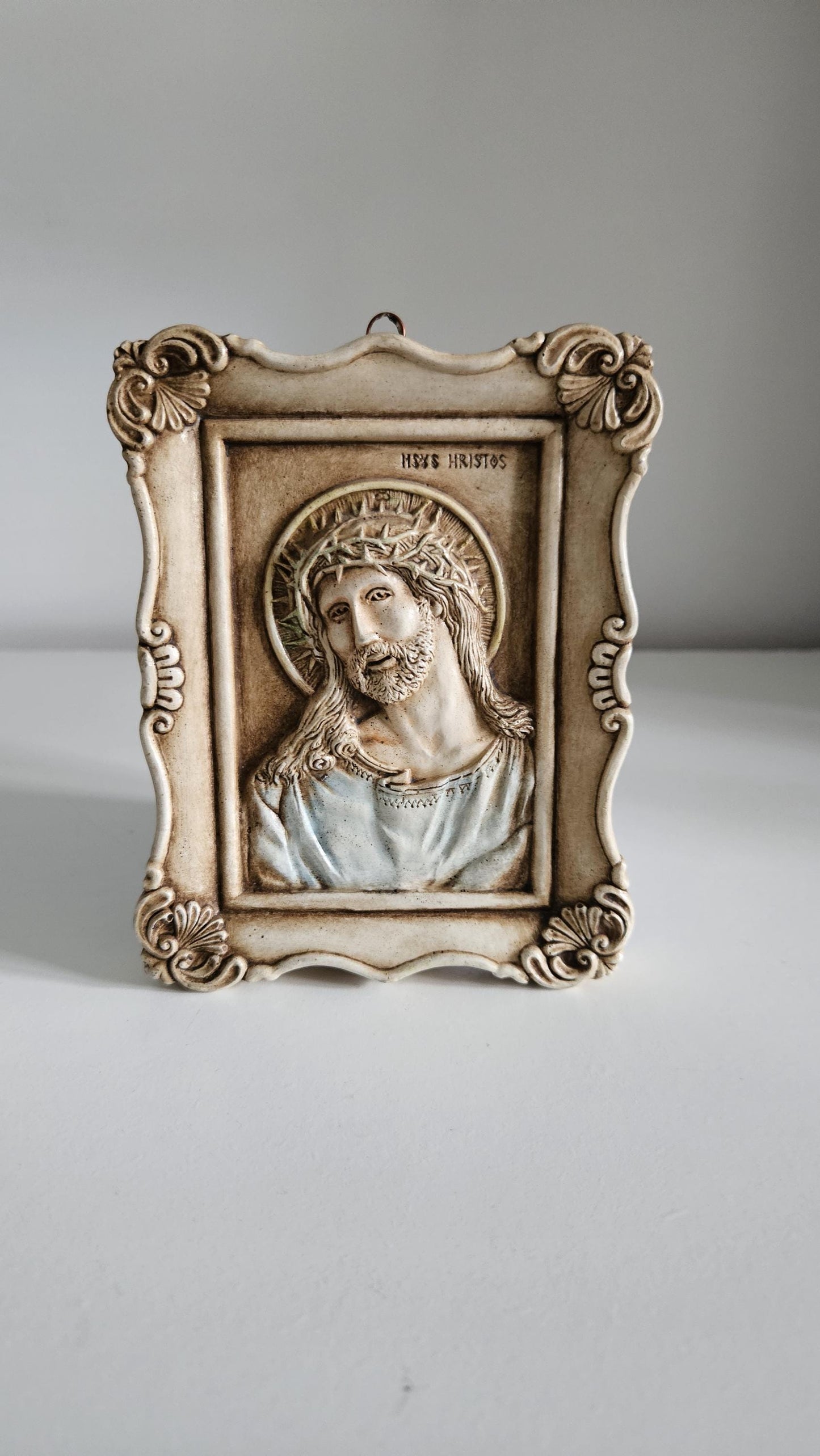 Vintage Jesus Religious Wall Plaque
