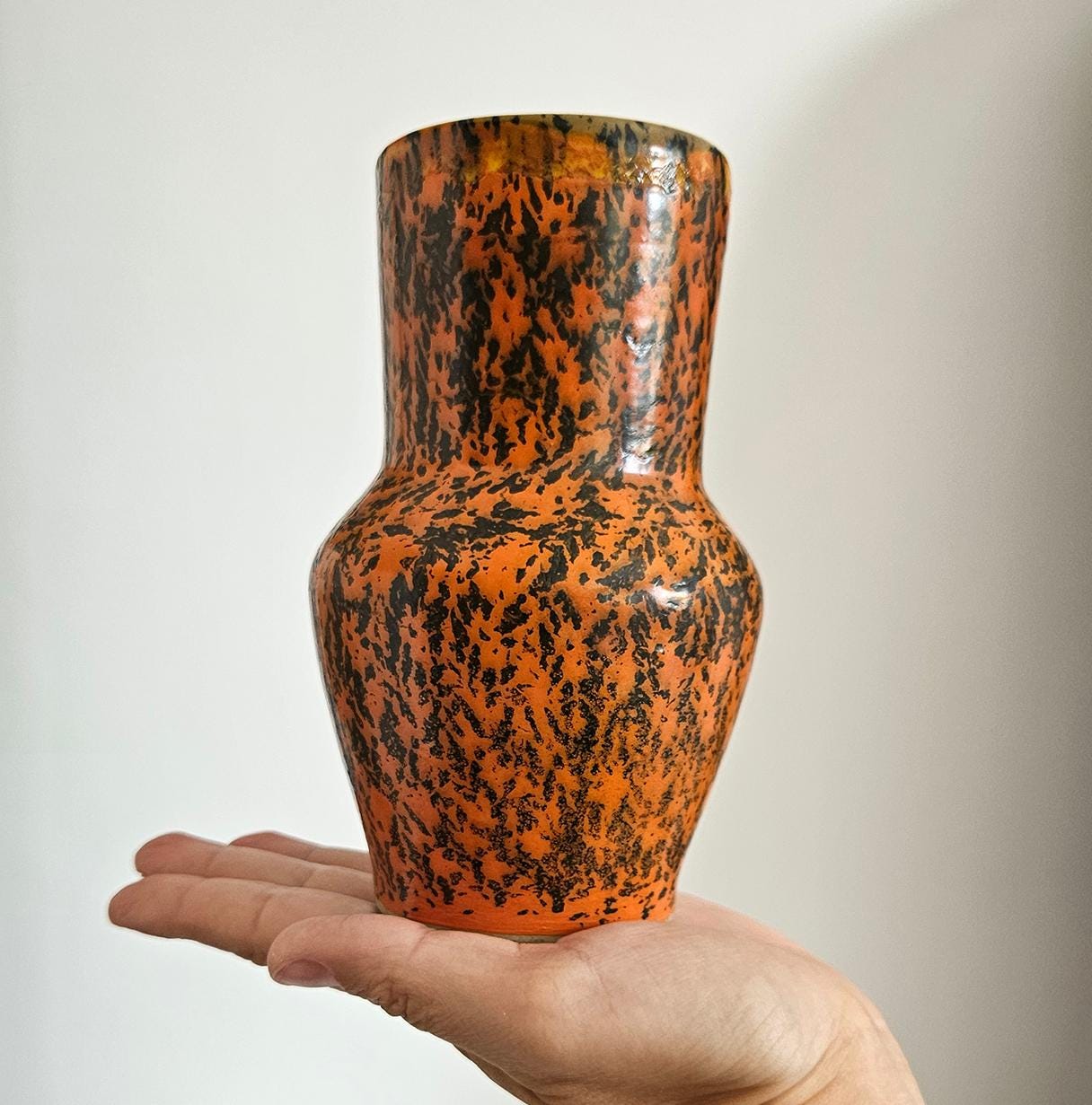 Mid-Century Hungarian Tofej Ceramic Vase
