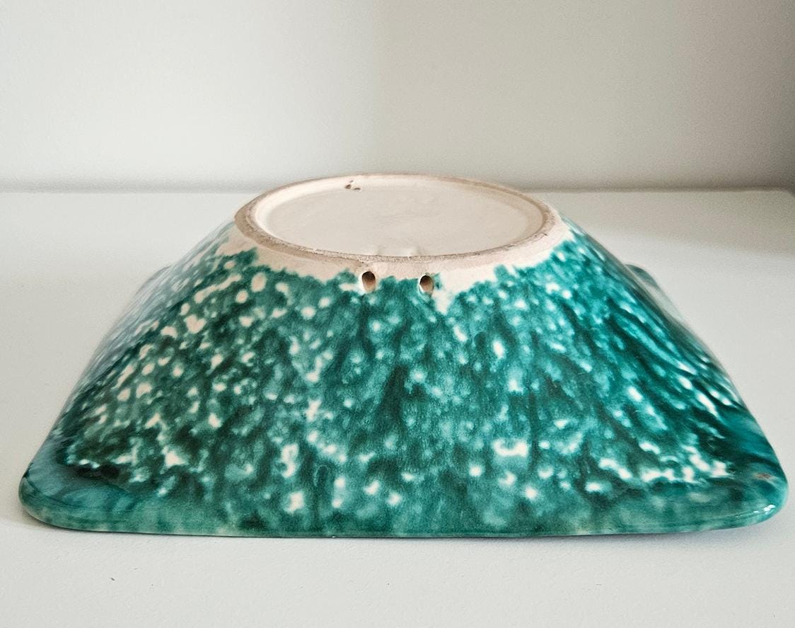 Mid-Century Hungarian Studio Pottery Wall Plate