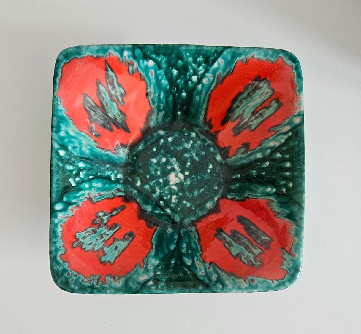 Mid-Century Hungarian Studio Pottery Wall Plate