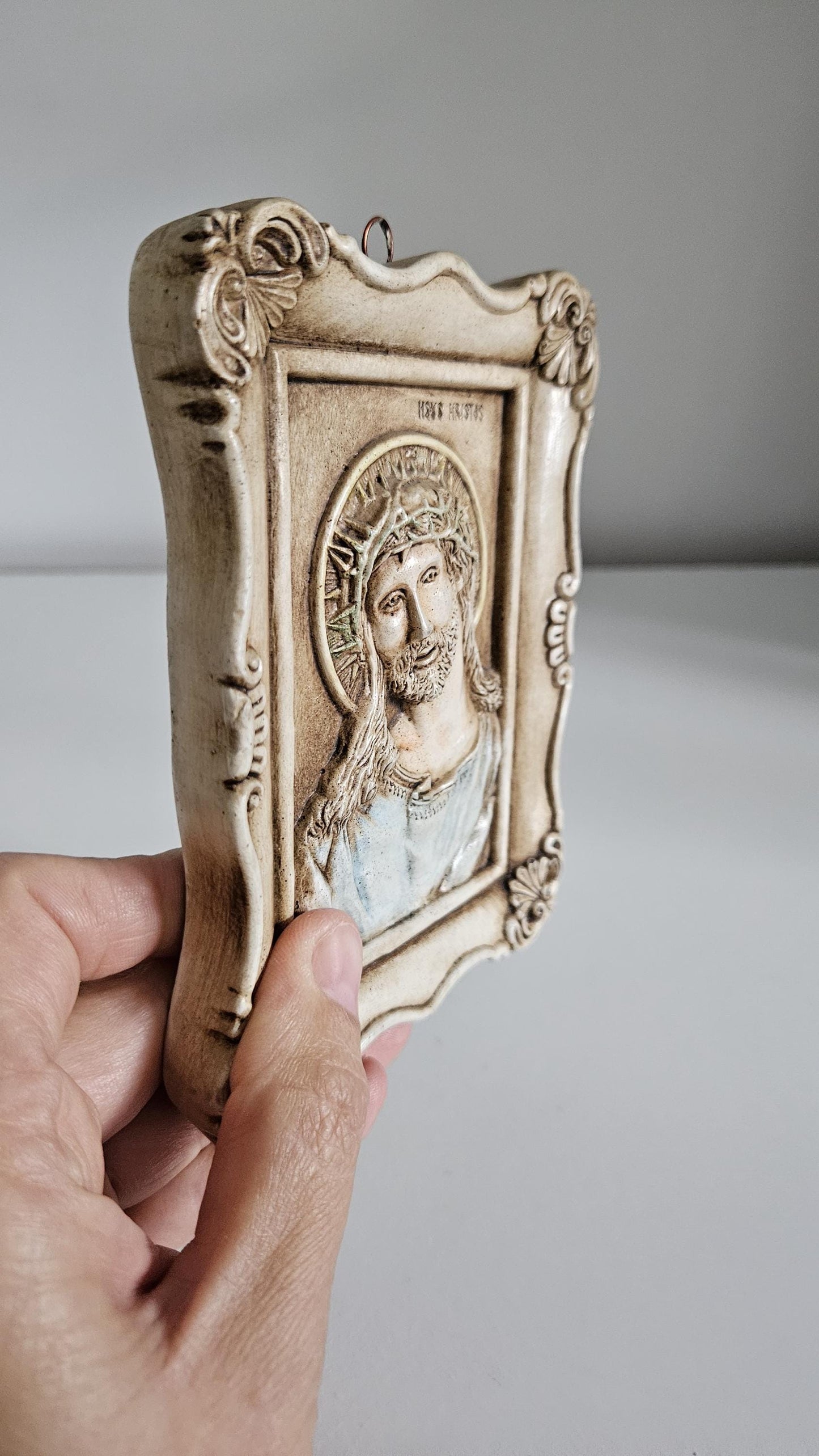 Vintage Jesus Religious Wall Plaque