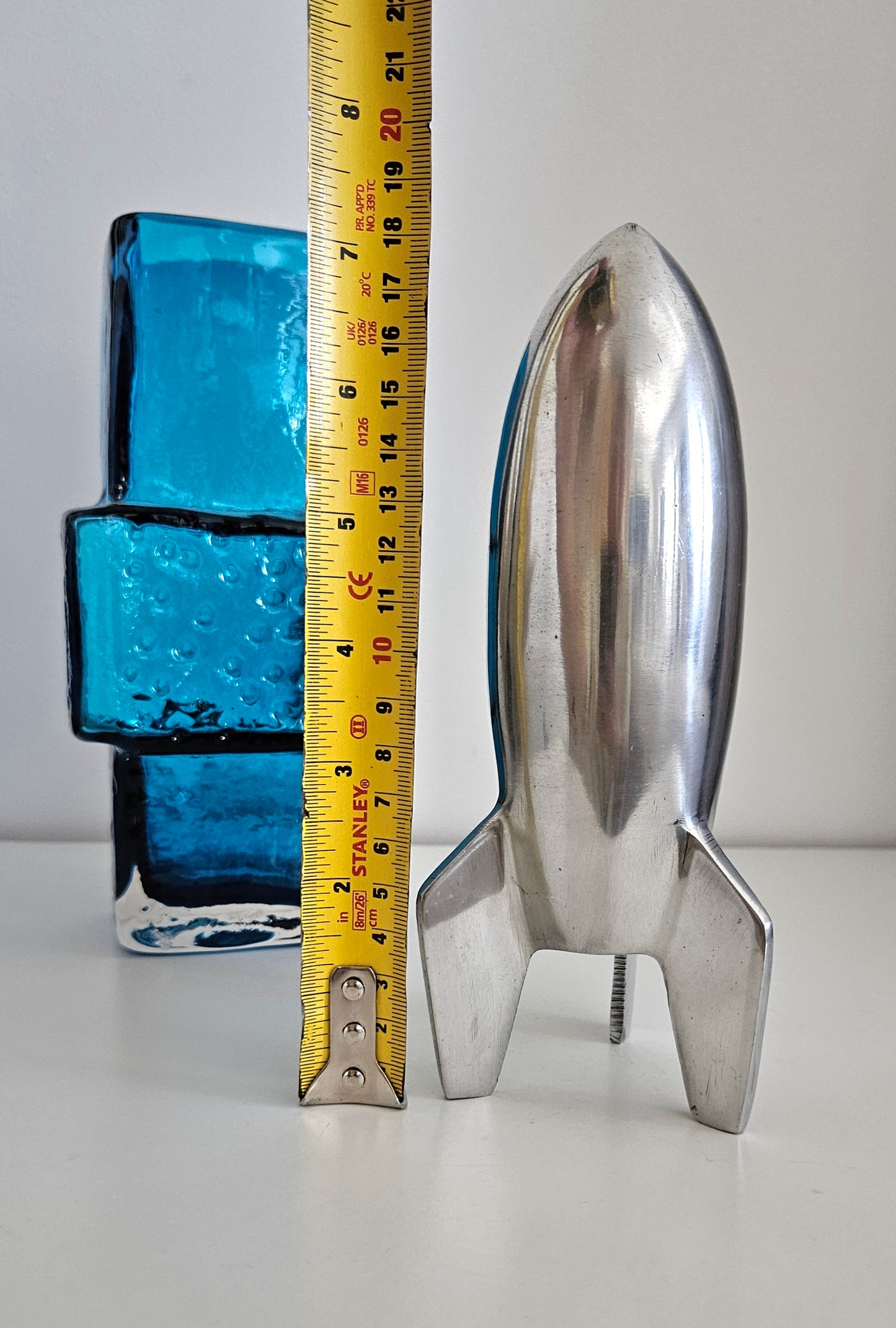 Rare Mid-Century Vintage Space Age Aluminium Rocket, Spaceship