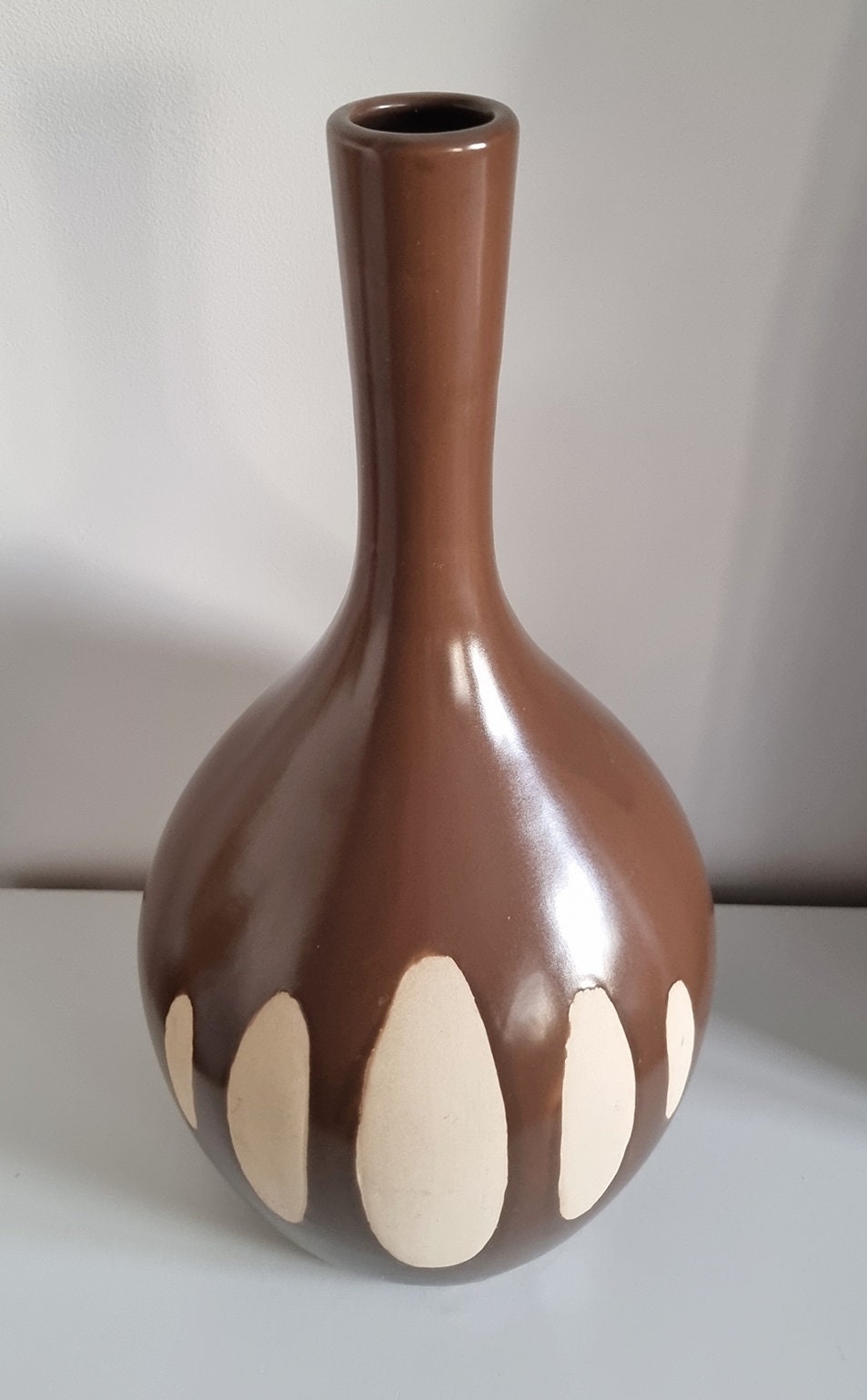 Large Retro Decorative Ceramic Vase