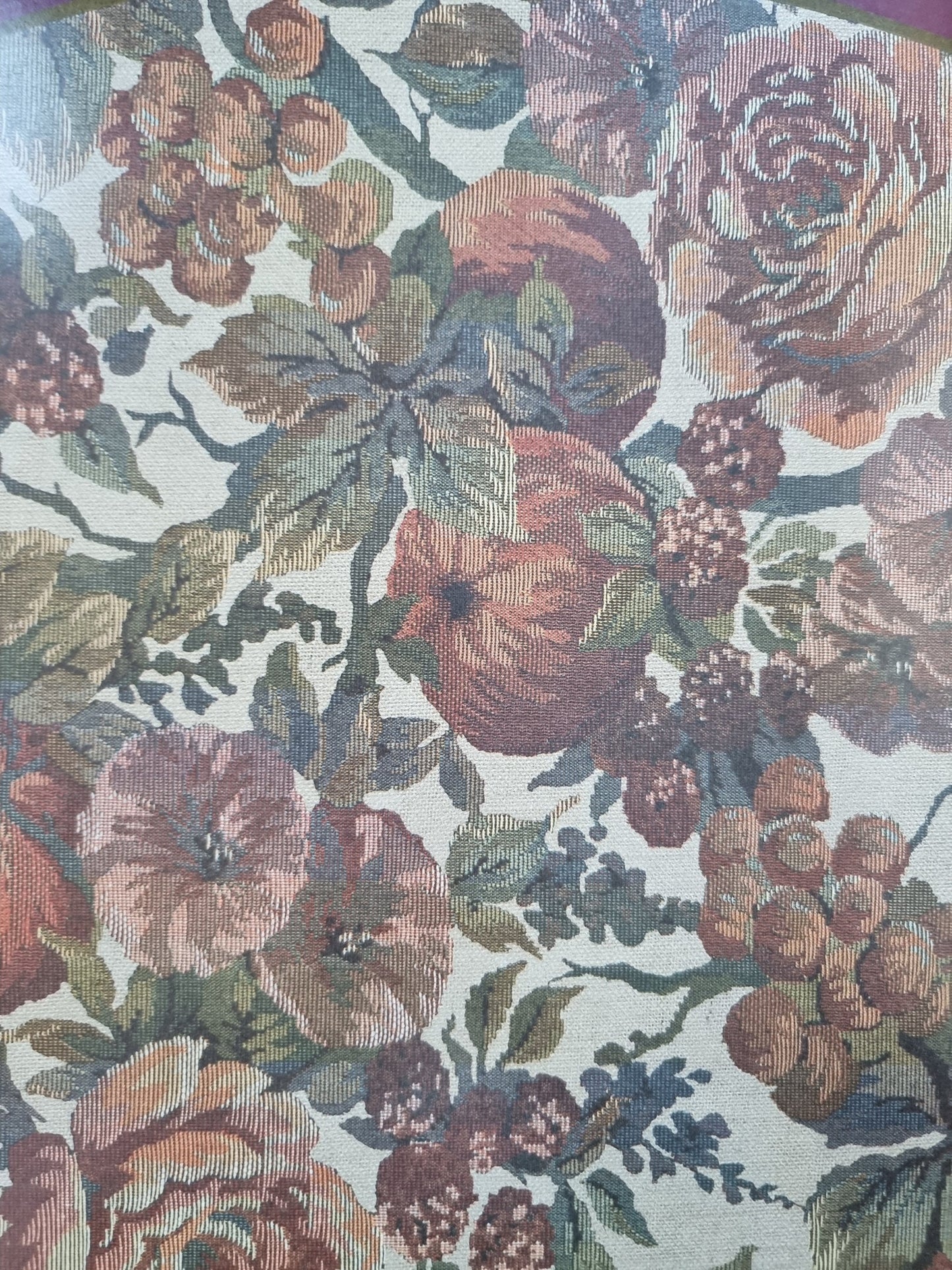 Vintage Tapestry Gobelin Design Serving Tray