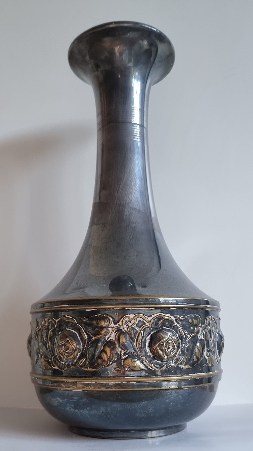 Vintage KDM Royal Holland Pewter Vase