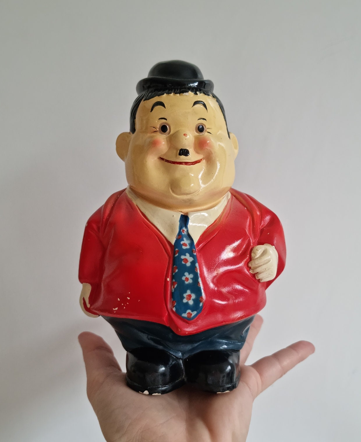 Vintage Oliver Hardy Collectable Money Box