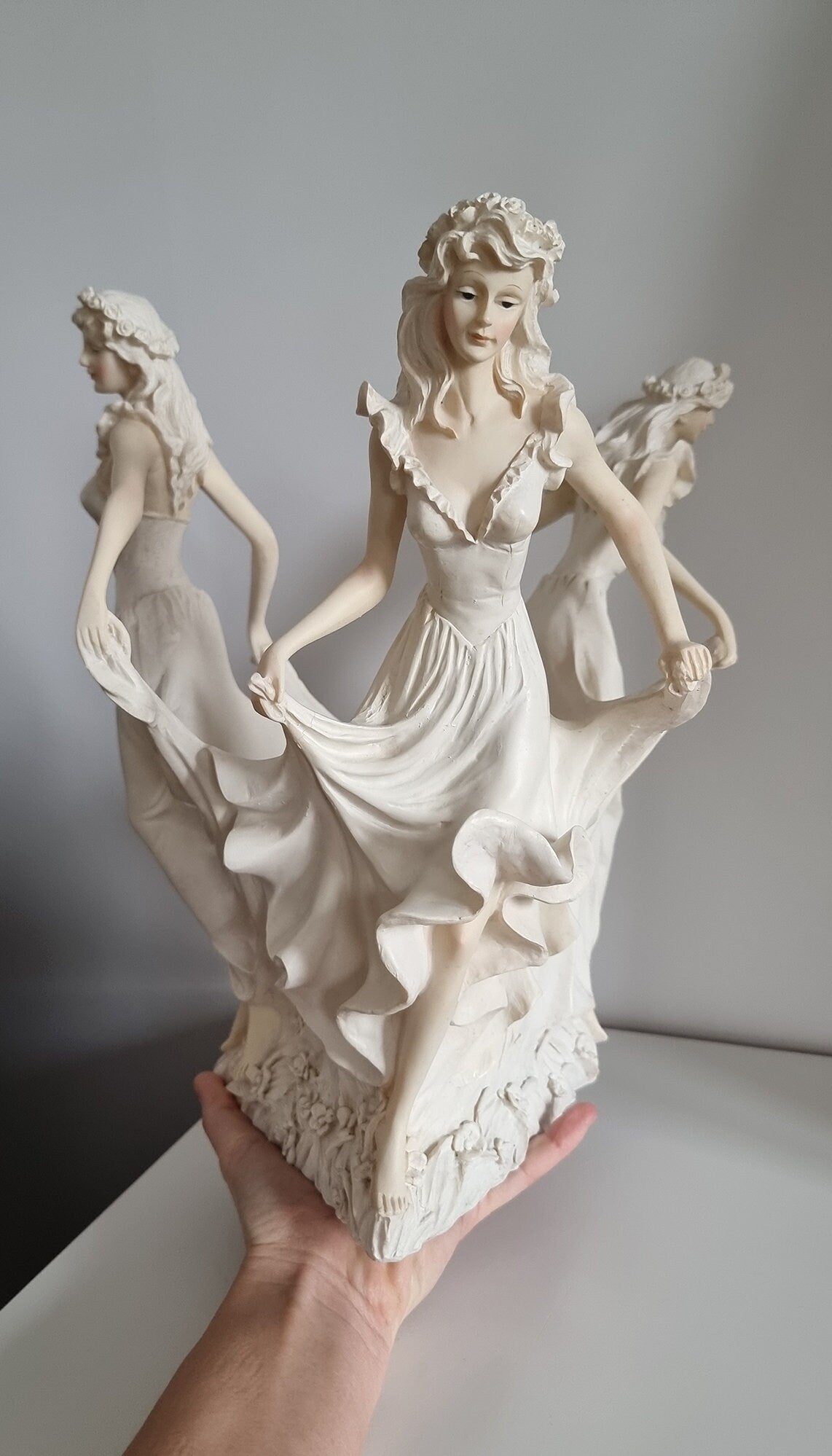 Vintage Large Three Graces Planter/Bowl/Vase