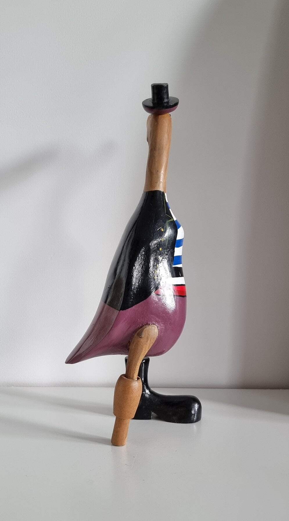 Hand Carved Wooden Pirate Duck