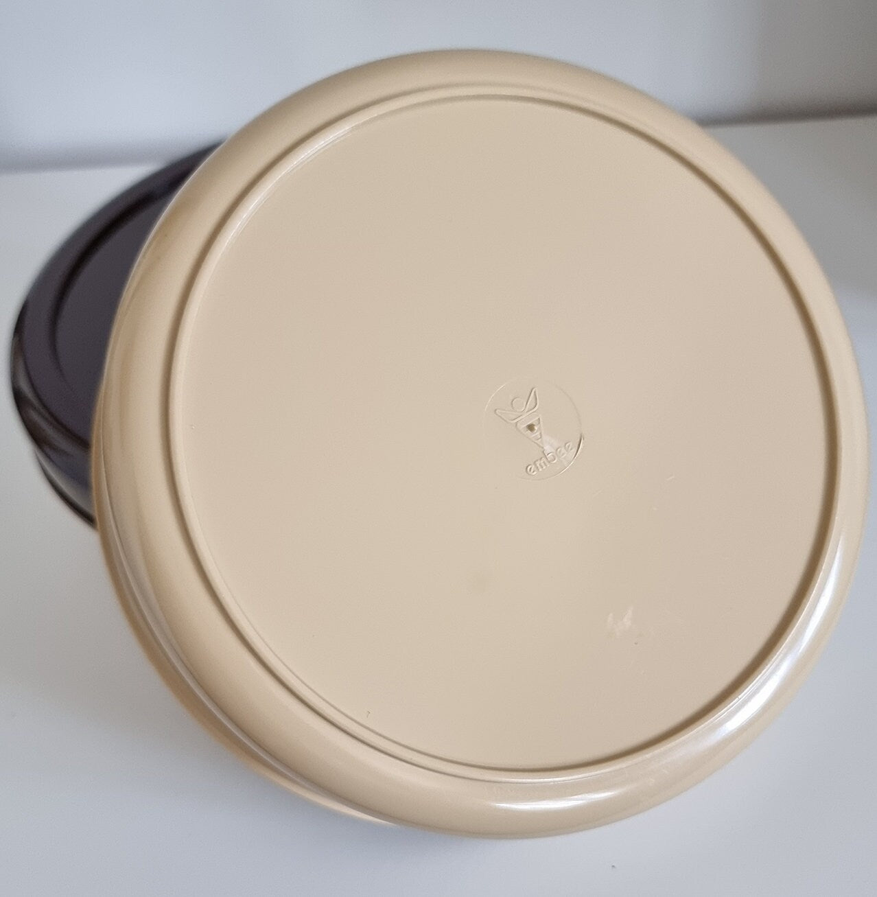 Pair Of Retro Embee Plastic Round Kitchen Food Storage Containers
