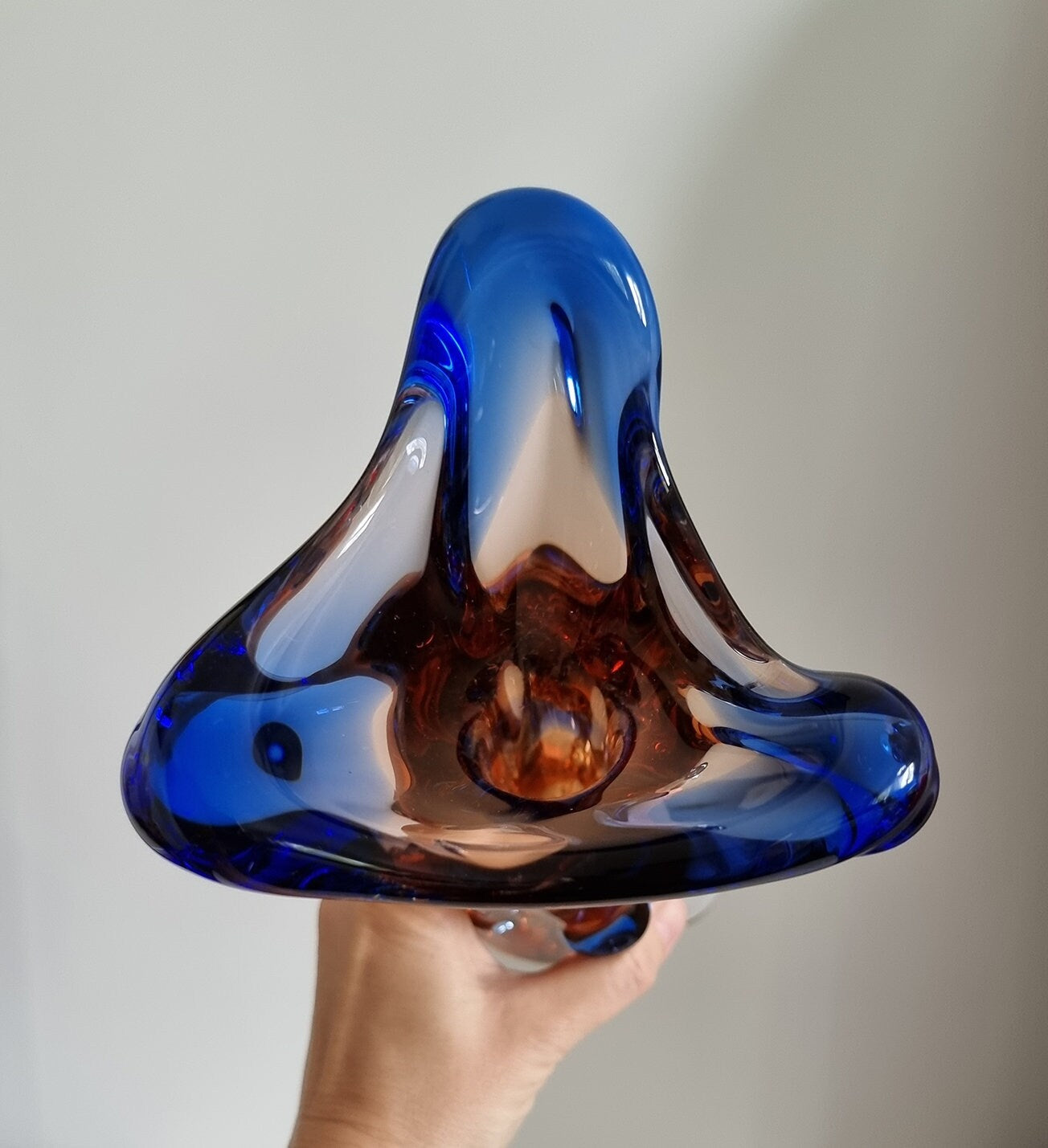 Mid-Century Mstisov 'Niagara' Art Glass Vase Designed By Karel Zemek