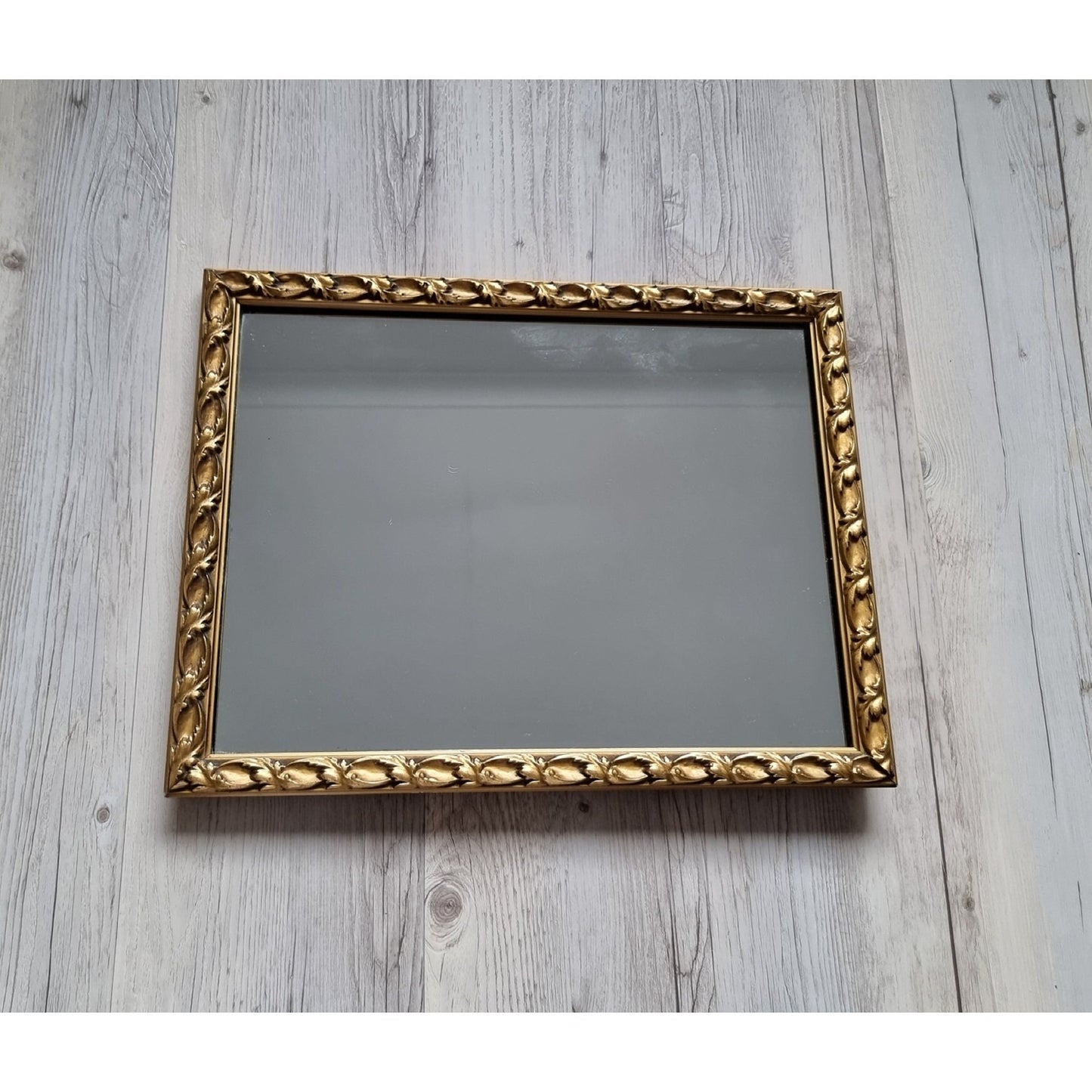 Vintage Ornate Gilt Framed Wall Hanging Mirror