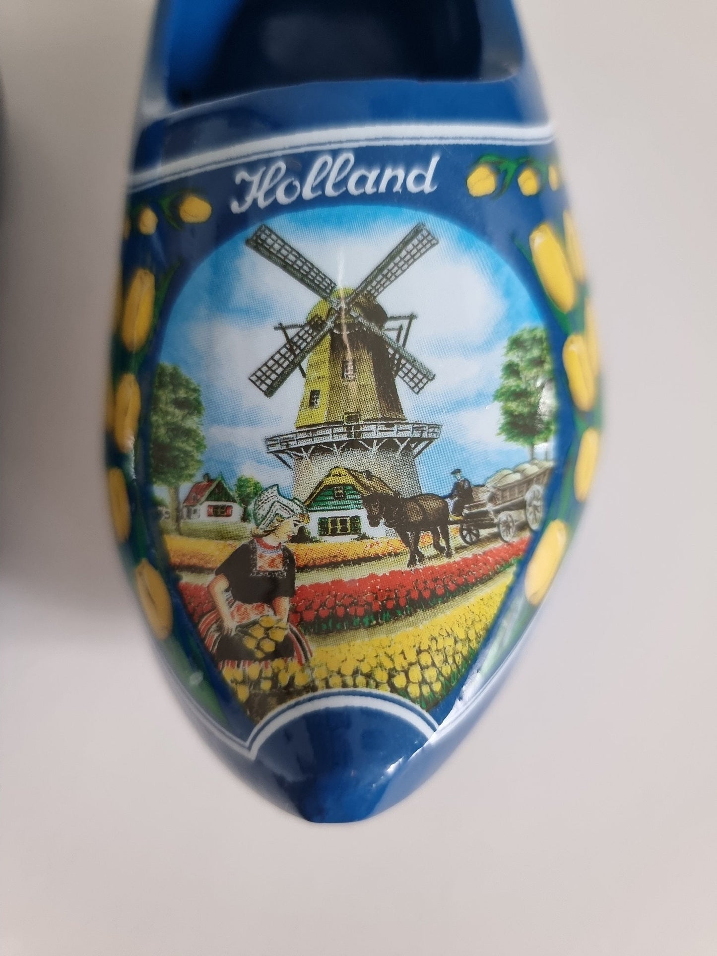 Vintage Dutch/Holland Small Wooden Clogs